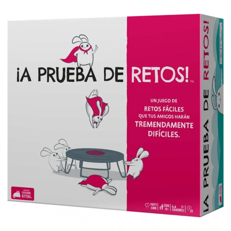 ¡A PRUEBA DE RETOS - Base, Cartas | Leveland Games