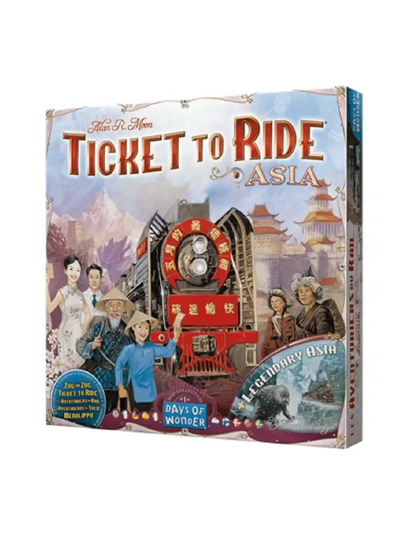 ¡AVENTUREROS AL TREN! ASIA - Cartas, Expansión | Leveland Games