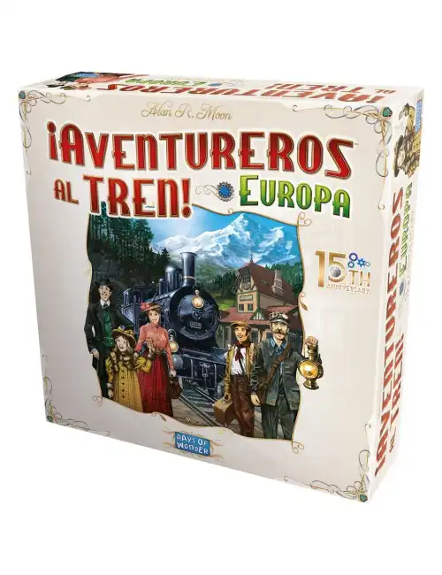 ¡AVENTUREROS AL TREN! EUROPA 15 ANIVERSARIO - Juego de mesa disponible en Leveland Games