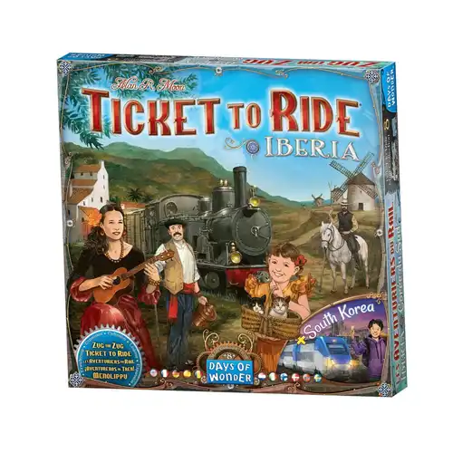 ¡AVENTUREROS AL TREN! IBERIA Y COREA DEL SUR - Juego de mesa disponible en Leveland Games