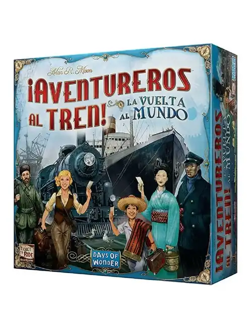 ¡AVENTUREROS AL TREN! LA VUELTA AL MUNDO - Juego de mesa disponible en Leveland Games