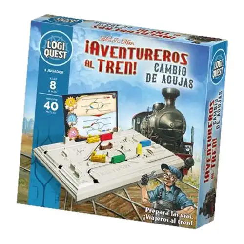¡AVENTUREROS AL TREN! LOGIQUEST - Juego de mesa disponible en Leveland Games