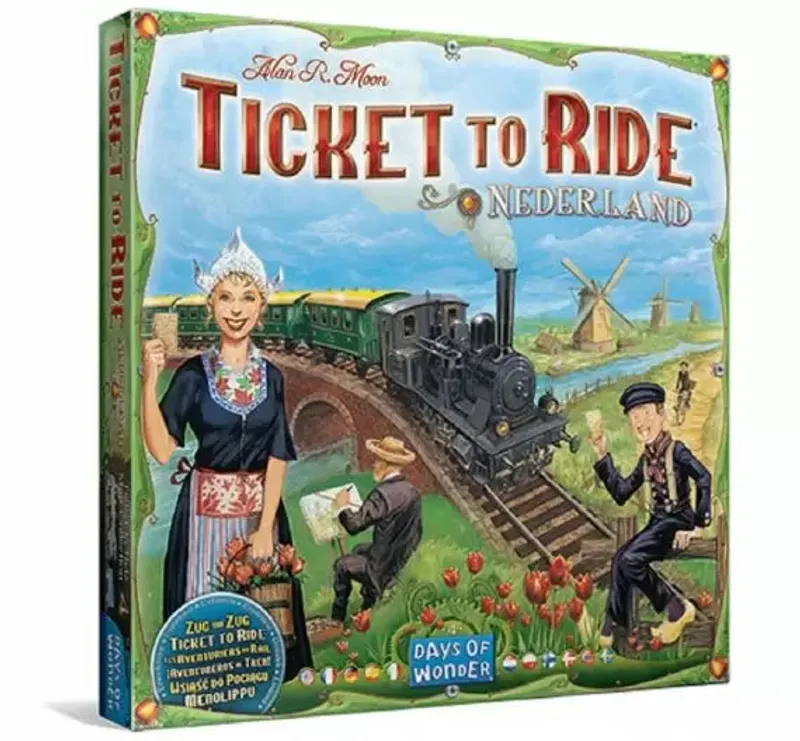 ¡AVENTUREROS AL TREN! PAISES BAJOS - Tablero, Expansión | Leveland Games