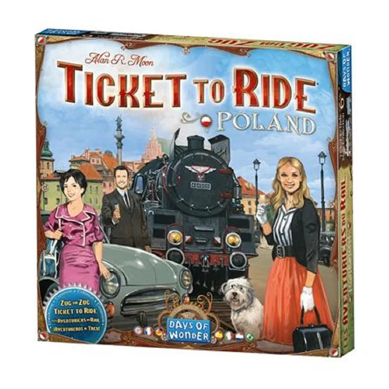 ¡AVENTUREROS AL TREN! POLONIA - Tablero, Expansión | Leveland Games