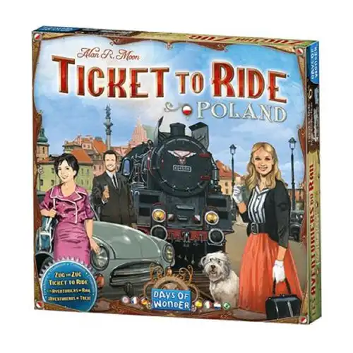 ¡AVENTUREROS AL TREN! POLONIA - Juego de mesa disponible en Leveland Games