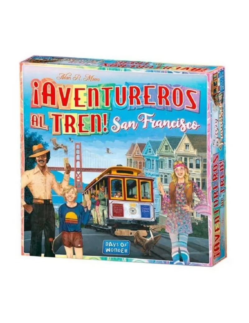 ¡AVENTUREROS AL TREN! SAN FRANCISCO - Tablero, Base | Leveland Games