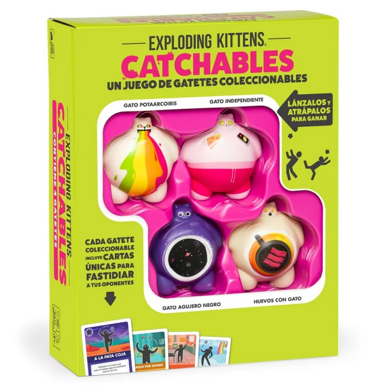 EXPLODING KITTENS: CATCHABLES CORE PACK - Cartas, Ampliación | Leveland Games