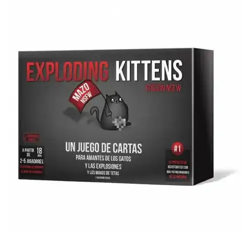EXPLODING KITTENS NSFW - Juego de mesa disponible en Leveland Games
