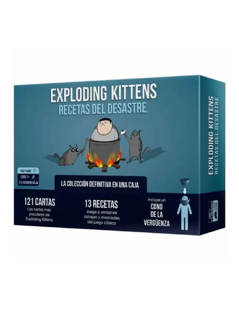 EXPLODING KITTENS RECETAS DEL DESASTRE - Cartas, Base | Leveland Games
