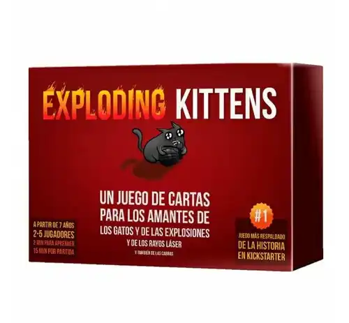 EXPLODING KITTENS - Juego de mesa disponible en Leveland Games
