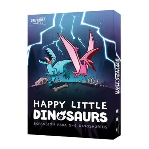 HAPPY LITTLE DINOSAURS: AMPLIACION PARA 5-6 DINOSAURIOS - Juego de mesa disponible en Leveland Games