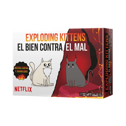 EXPLODING KITTENS EL BIEN CONTRA EL MAL