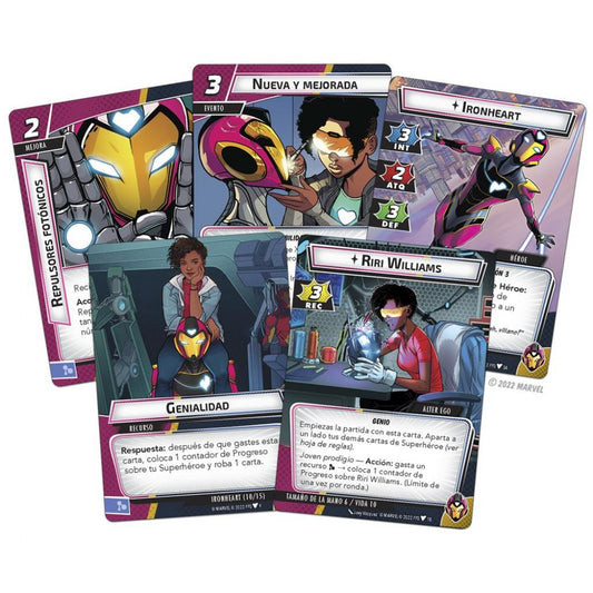 Marvel champions: pack de heroe ironheart