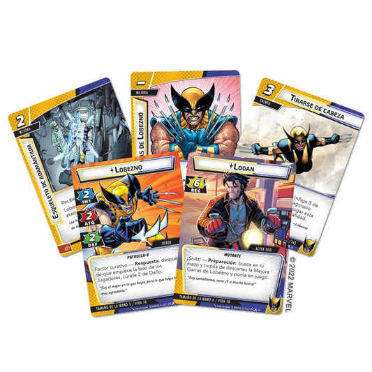 Marvel champions: pack de heroe wolverine